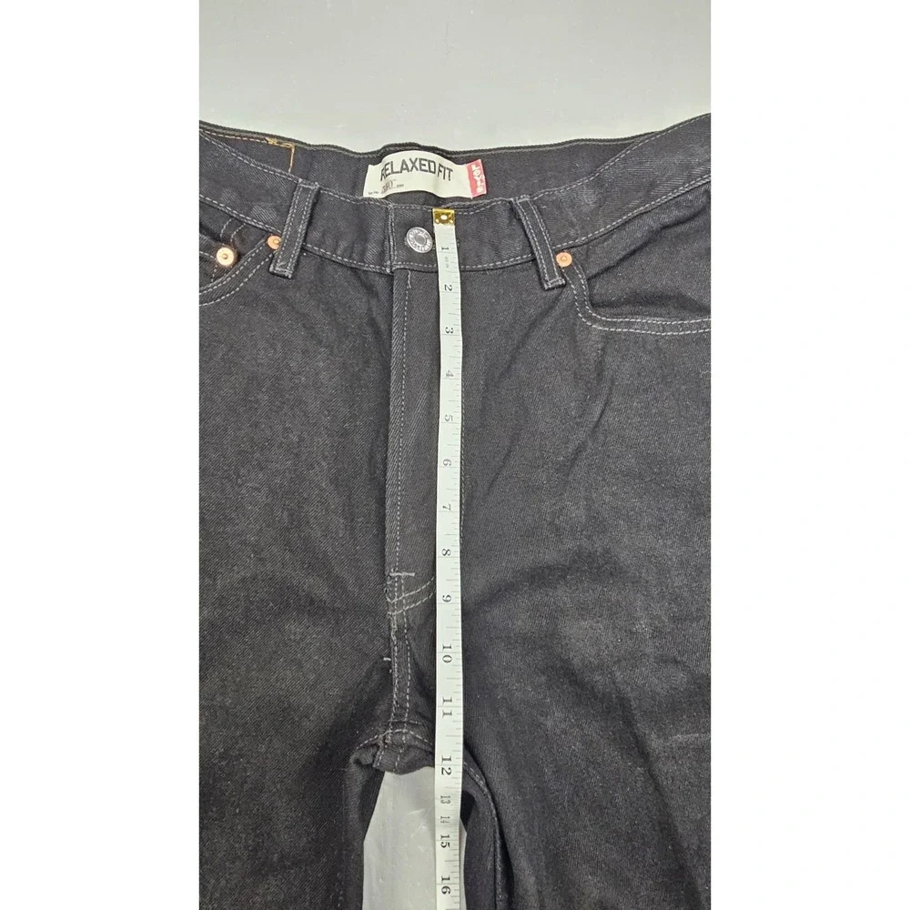 Levis‎ 550 Jeans Mens 36x34 Relaxed Fit Black Y2k 2008 Straight Leg Denim